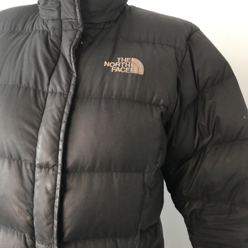 THE NORTH FACE Black Long Puffer Jacket Size Small - Picture 3 of 16